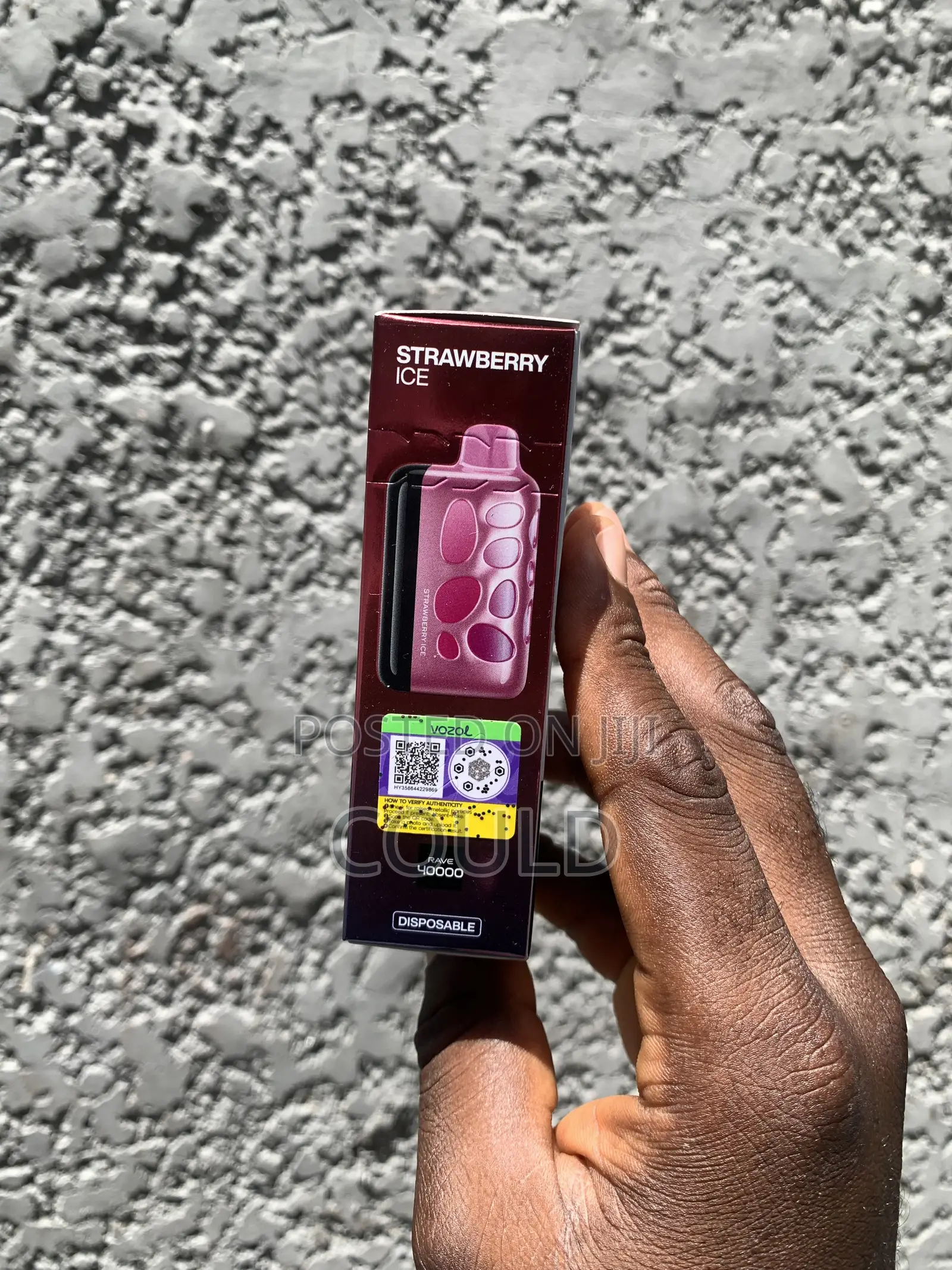 Vozol Rave 40000 Puffs Disposable Strawberry Ice