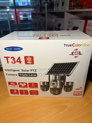 GZ SONY T34 Intelligent Solar PTZ Triple Lens Camera