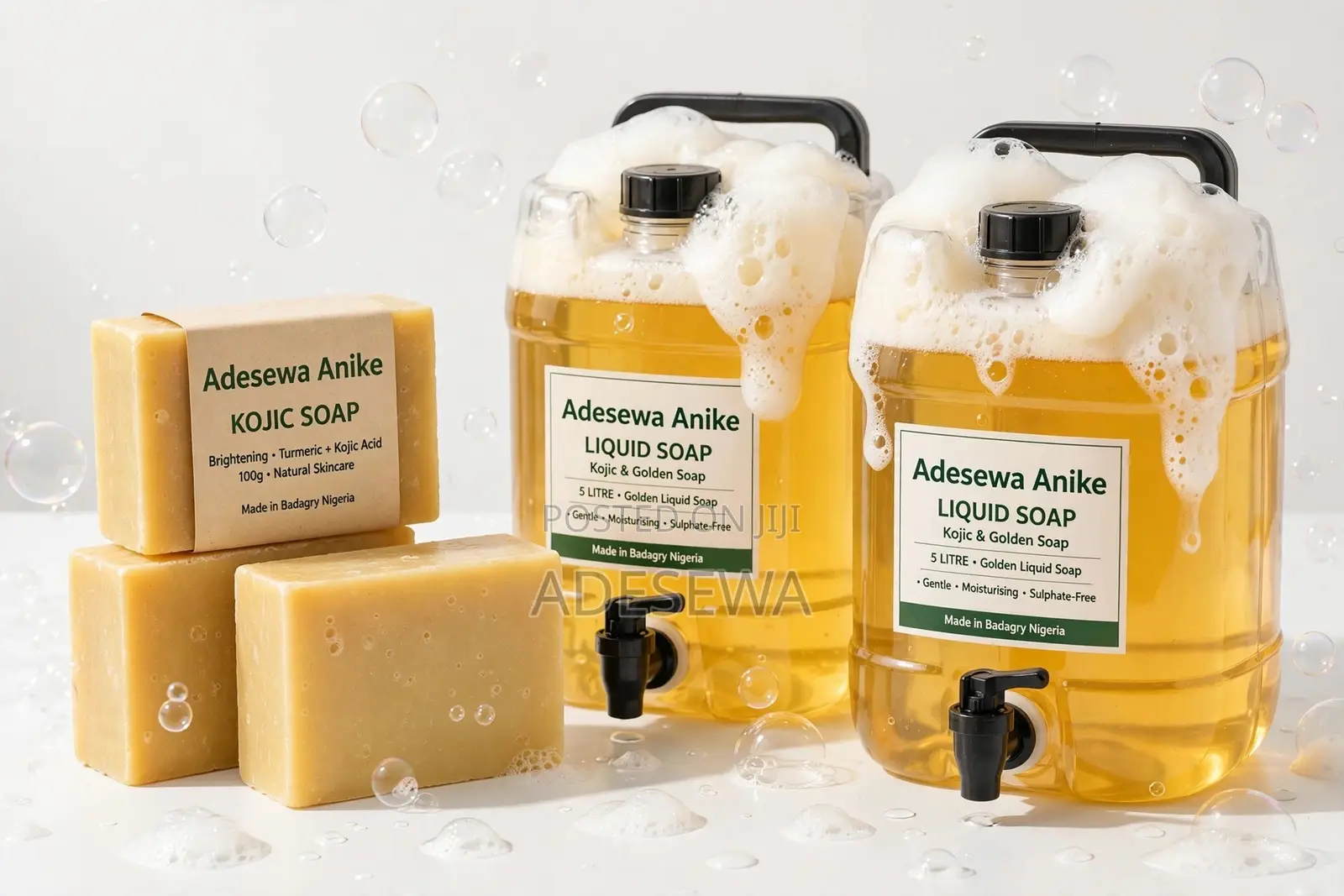 Original Kojic Soap & Multipurpose Liquid Soap - 5 Litres Super Foam