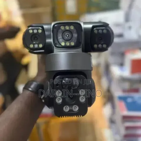 Generic 3-Lens/8mp PTZ 4G Solar-Powered CCTV Camera