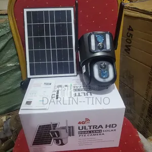 4G LTE Ultra HD Dual Lens Solar PTZ Camera