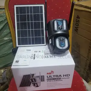 4G LTE Ultra HD Dual Lens Solar PTZ Camera