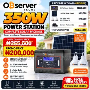 Observer 350W Complete Solar Package