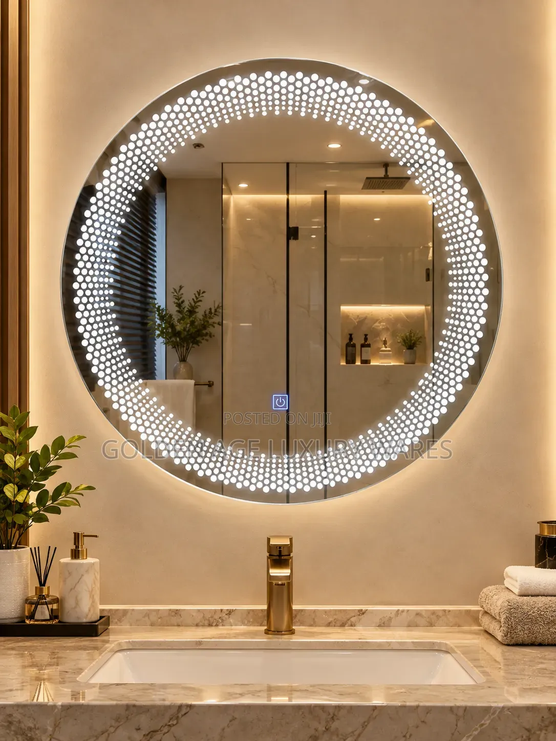 60x60 LED Mirror D12