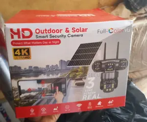 Triple-Lens Outdoor & Solar Smart Security Camera