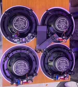 Sky-Tec ST-BTF54 8-Inch Bluetooth Ceiling Speakers.
