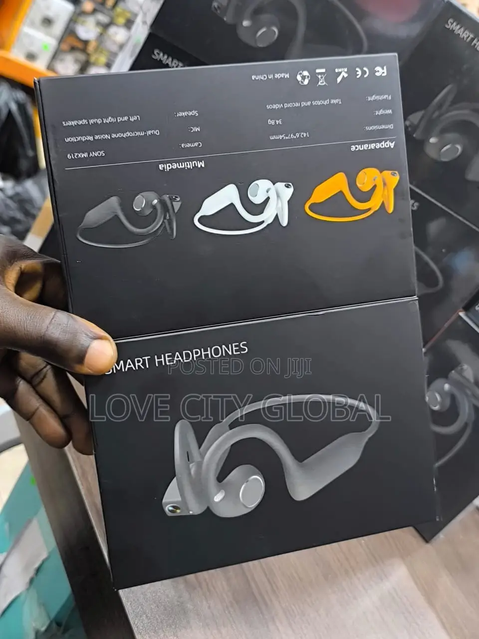 E12 Ai Smart Camera Headphone Bluetooth HD 8MP WiFi Touch Control ANC