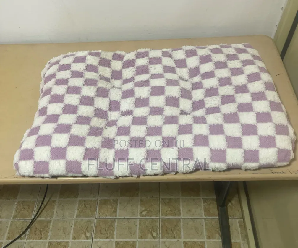 Check/Flower Design Straight Bed 61cm