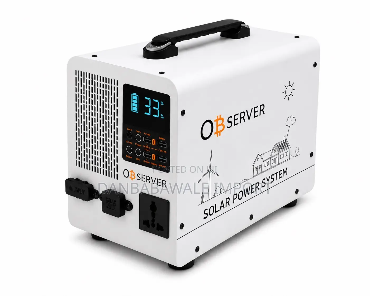 Observer 500W Solar Power Station — Complete Package