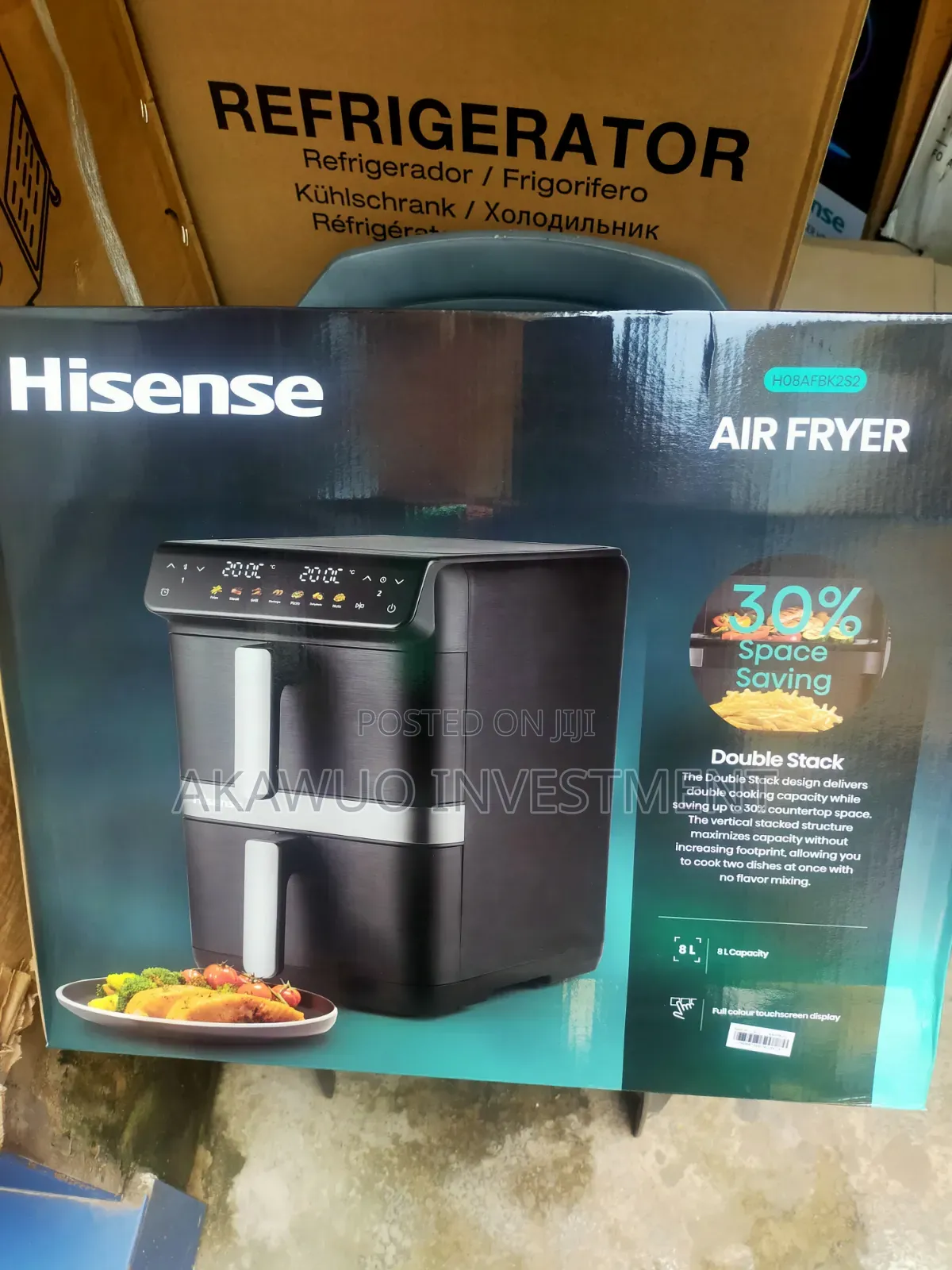 Hisense Air Fryer 8 Liters Automatic