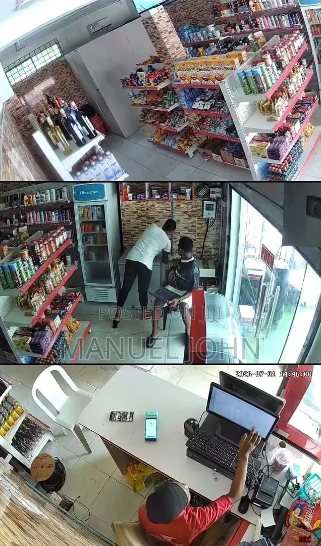 3 Lens Solar CCTV Camera