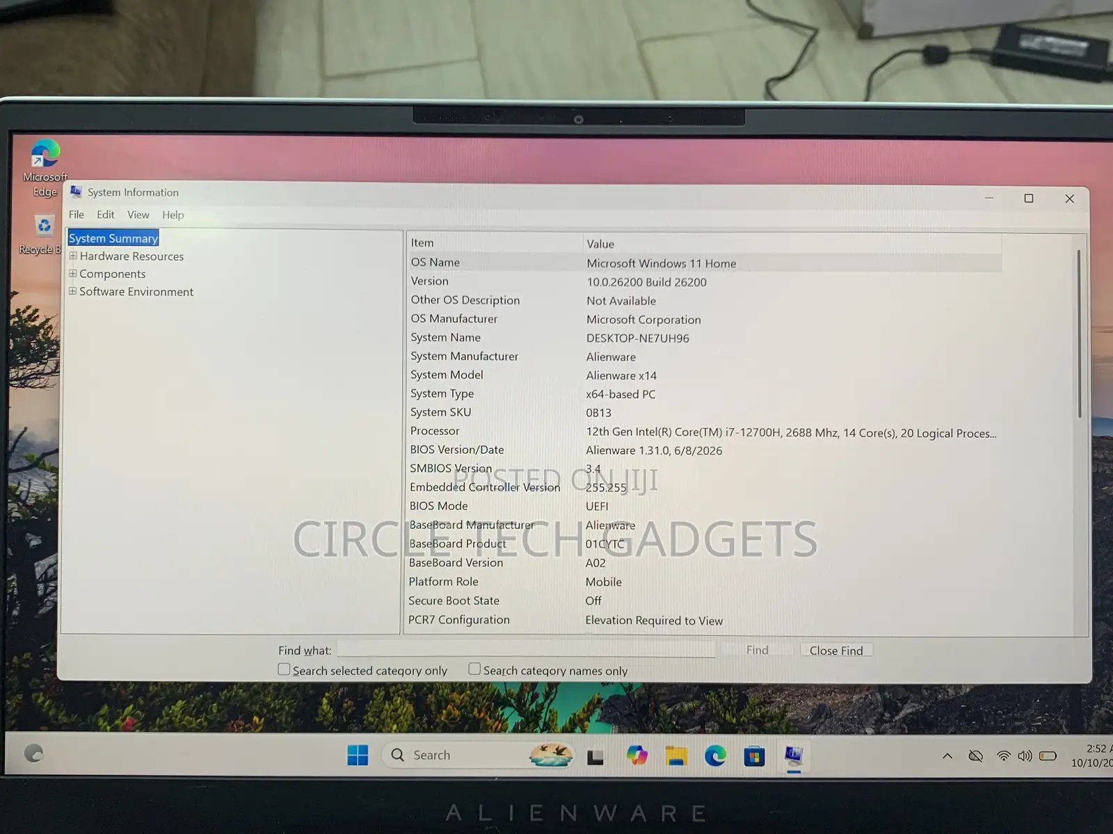 Laptop Alienware X14 16GB Intel Core i7 SSD 1T