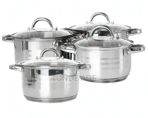 4 Set's Induction Stainless Steel Nonstick Pot