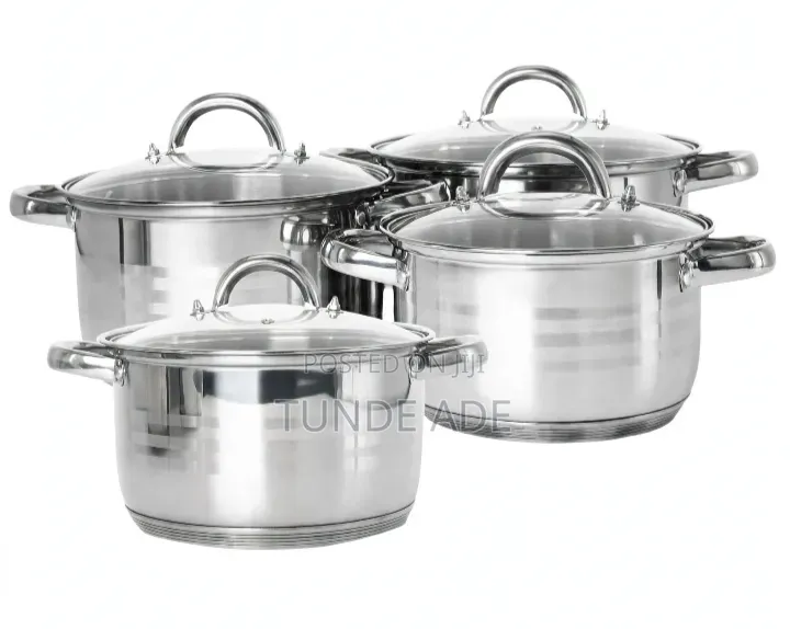 4 Set's Induction Stainless Steel Nonstick Pot