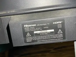 Hisense Smart TV 43’’ Netflix and Browser