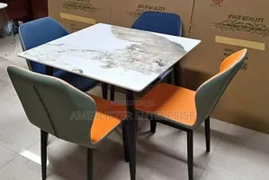 4seater Marble Top Dining Set