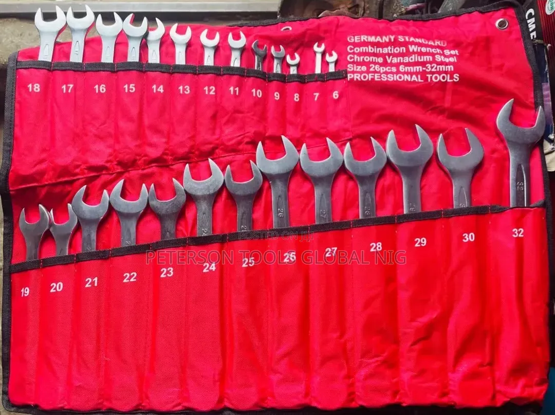 26pcs 6-32mm Combination Spanner Set