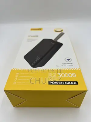 Big Capacity 30000mAh Power Bank Dual Output Type-C Charger