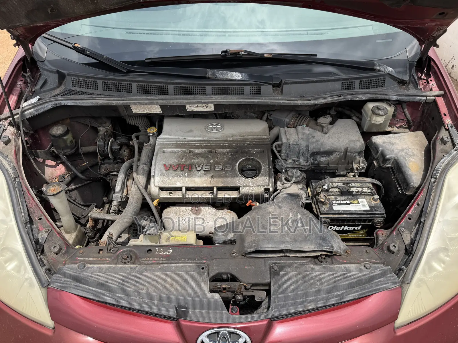 Toyota Sienna 2005 Maroon