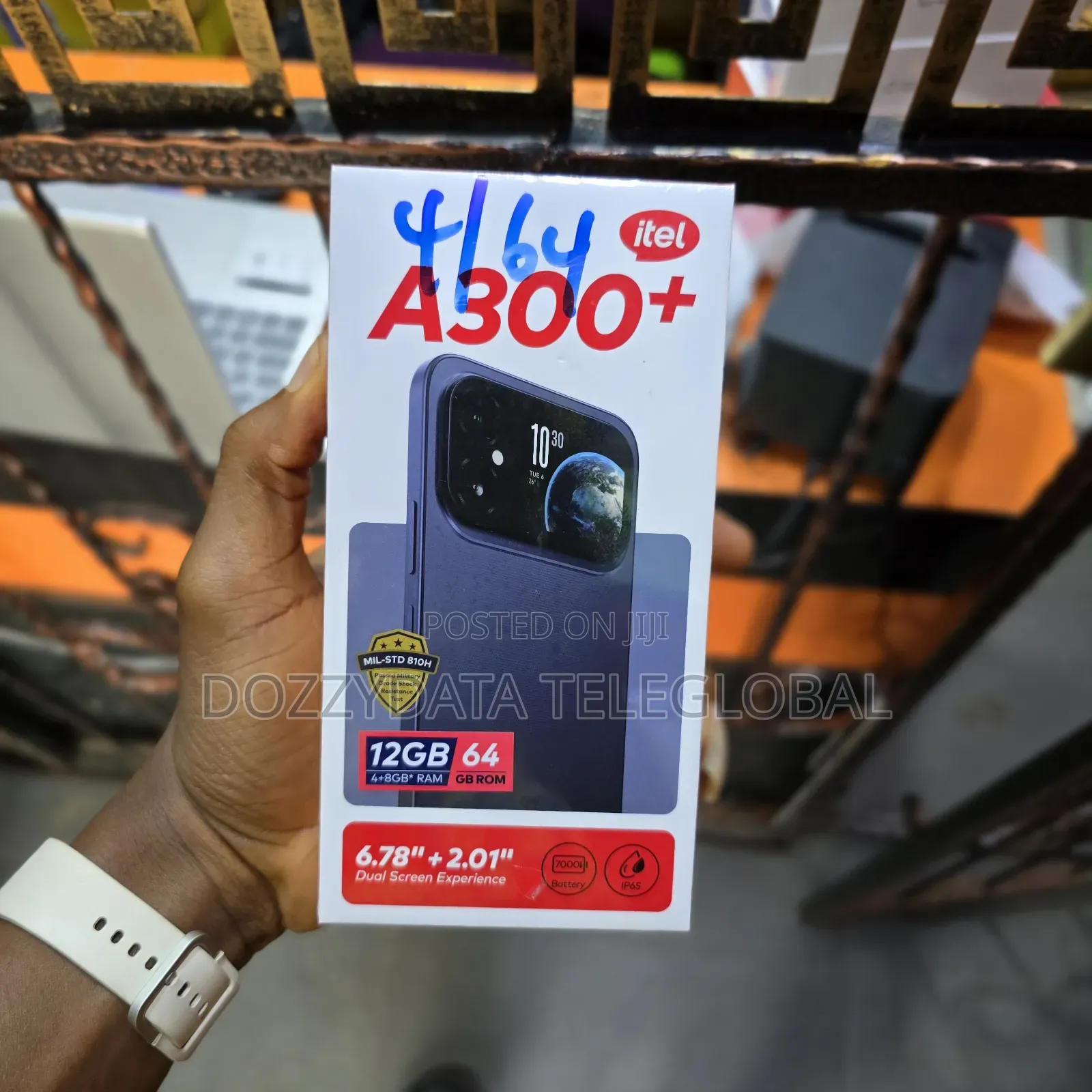 New Itel A200+ 64 GB Black