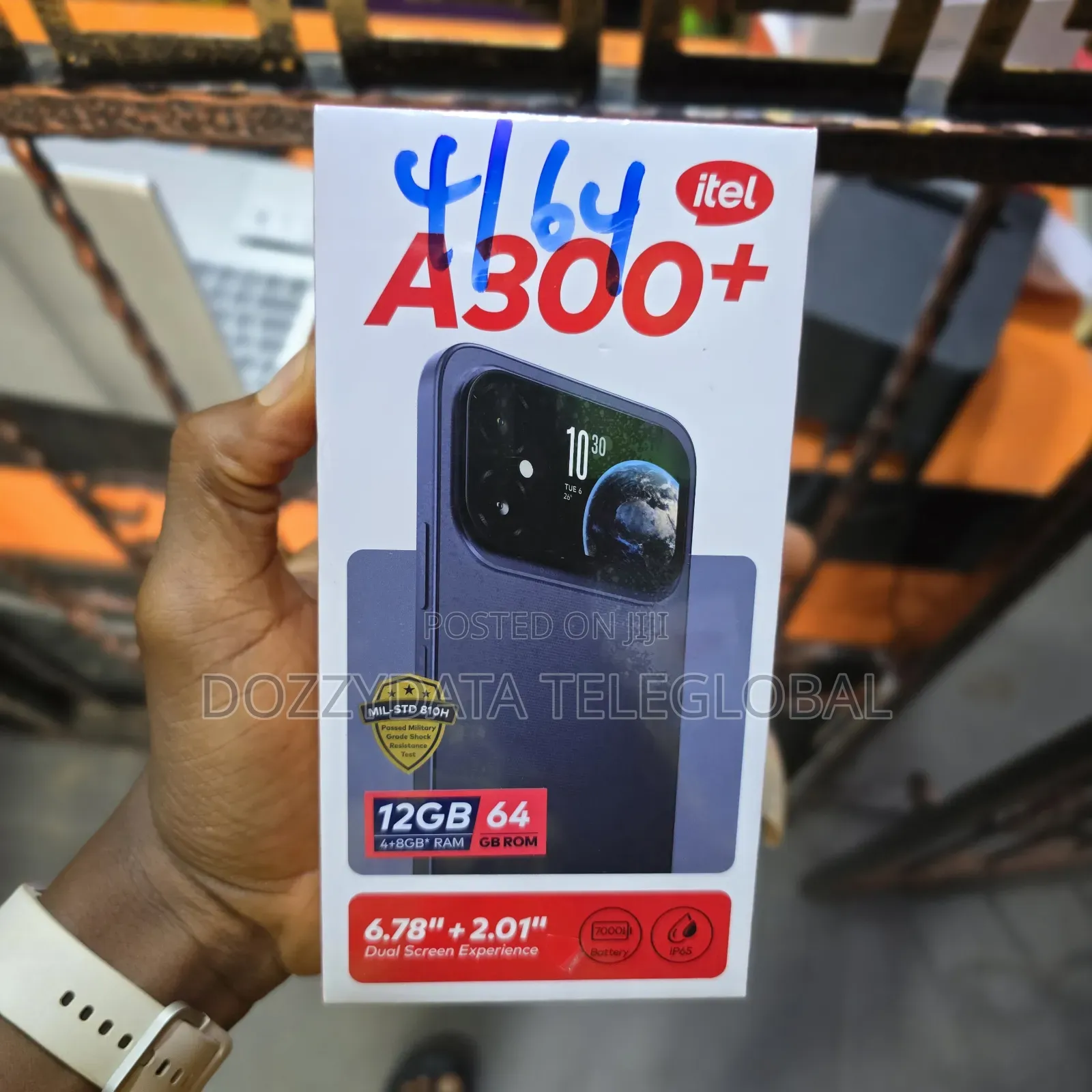New Itel A200+ 64 GB Black