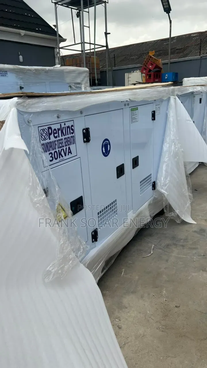 Brand New Perkins 30kva Soundproof Generator  %Copper