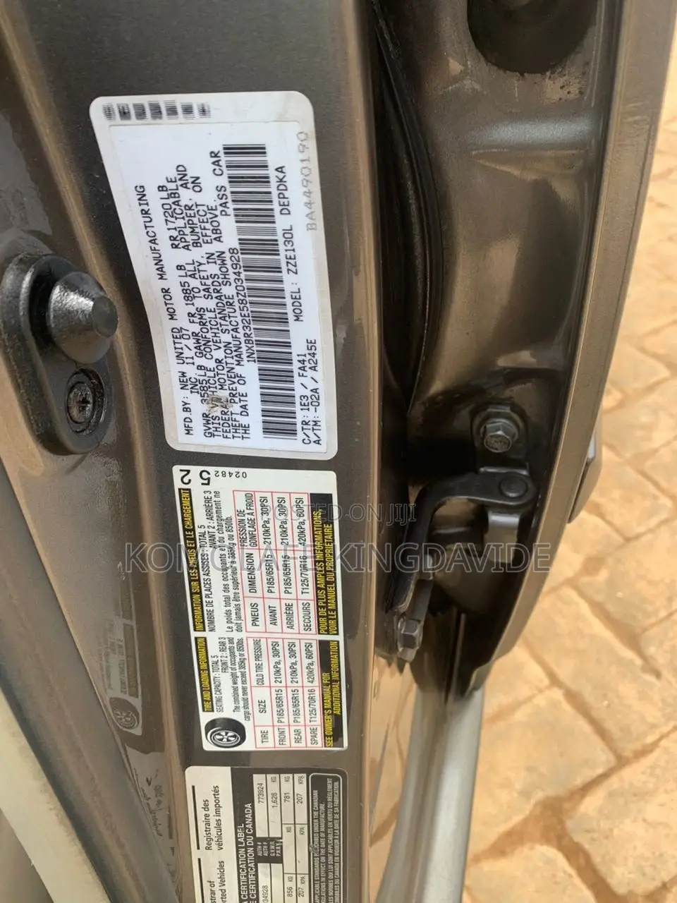 Toyota Corolla 1.8 2008 Gray