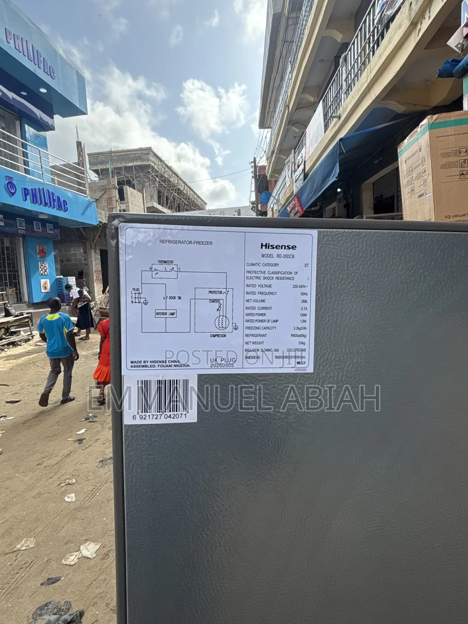 Hisense Fridge 268L
