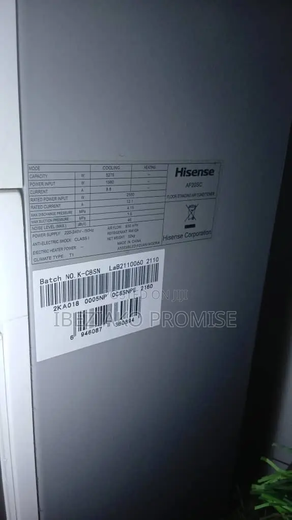 2hp Hisense Standing AC U