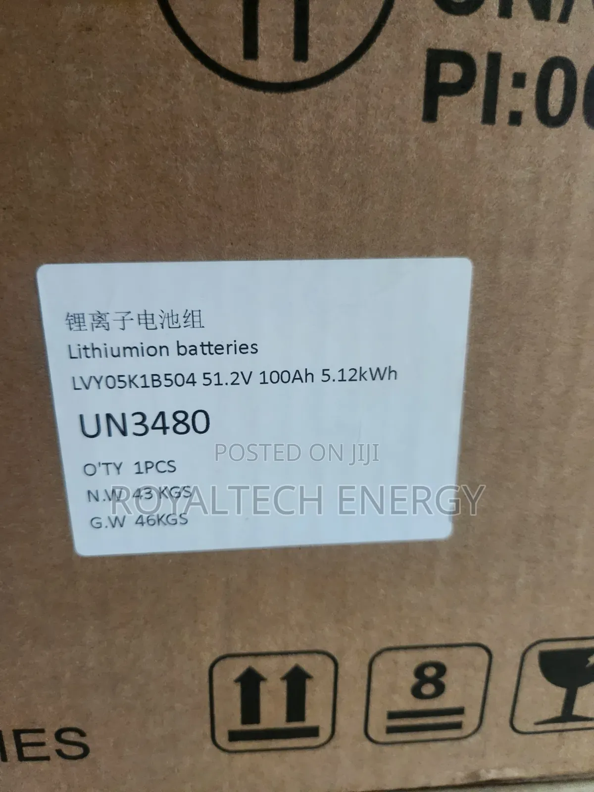 Alpsolar 5kwh 48v Lithium Phosphate Battery