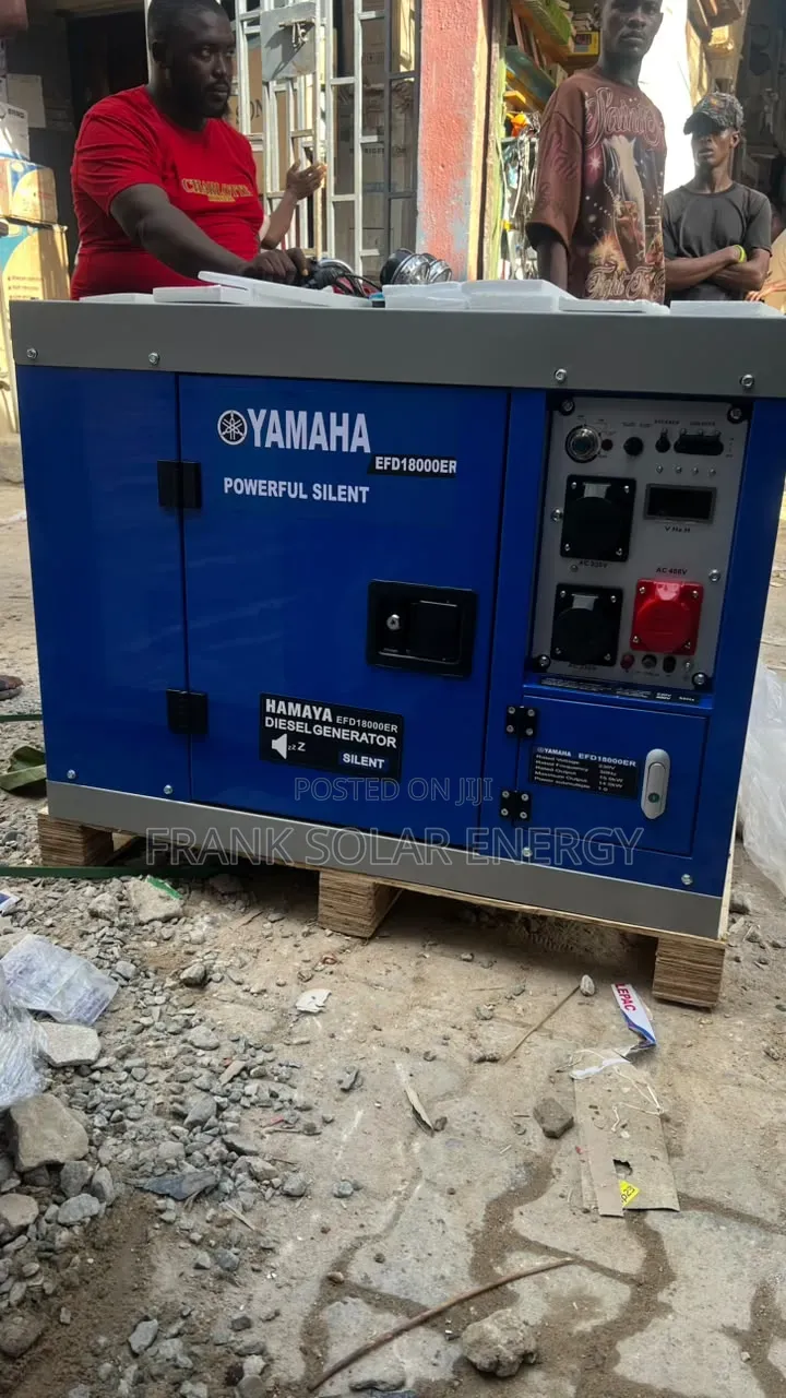 Brand New Yamaha Powerful Silent Soundproof Generator Three Face