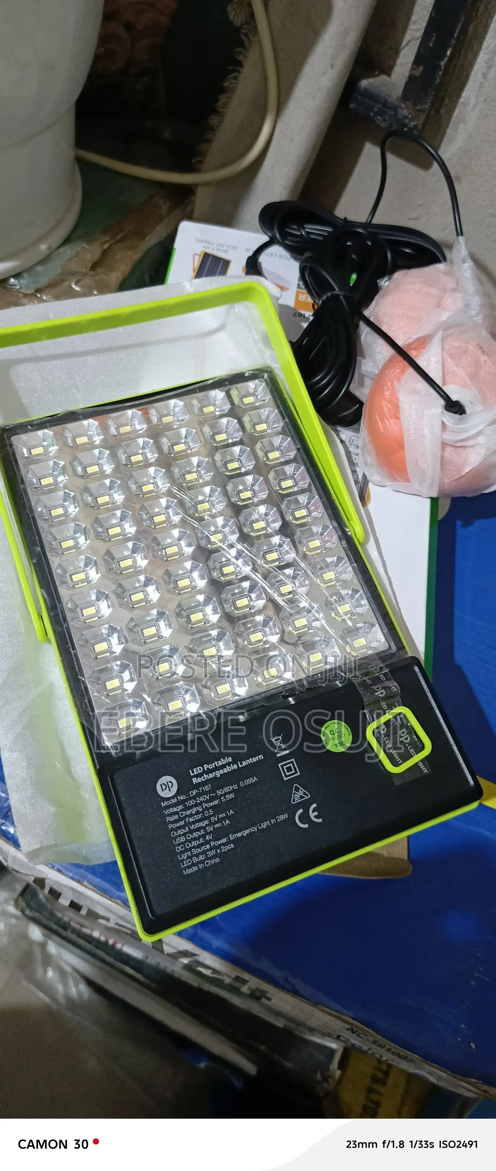Dp Rechargeable Light