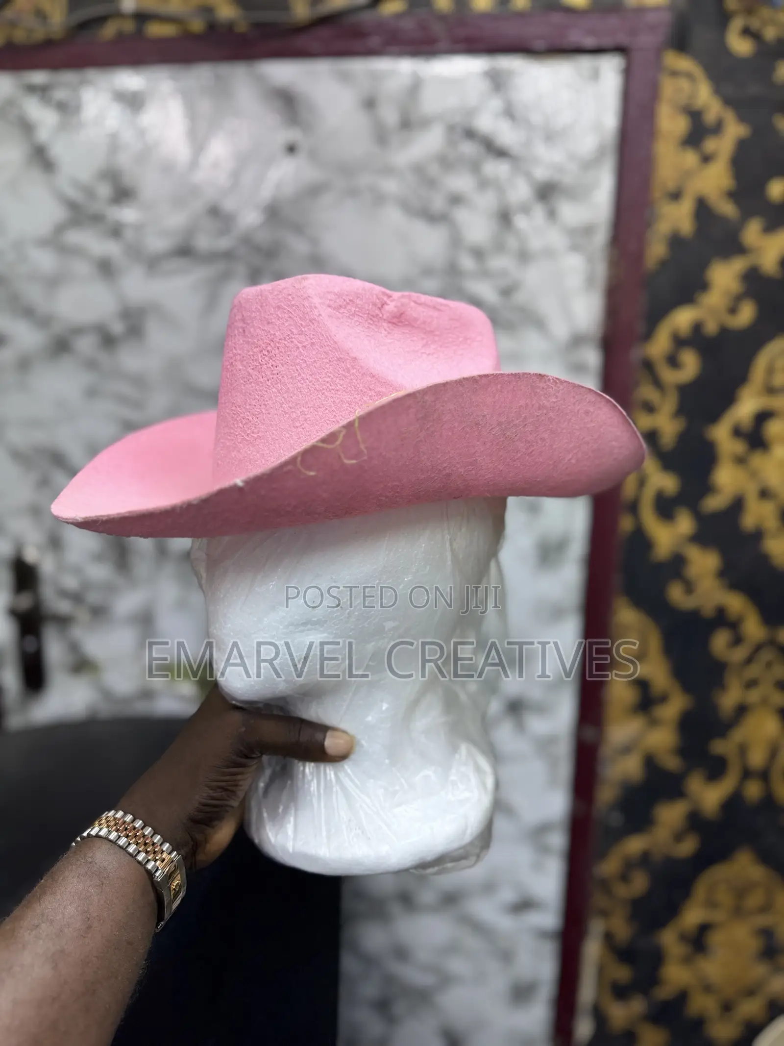 Claassical Cowboy Hat : Pink