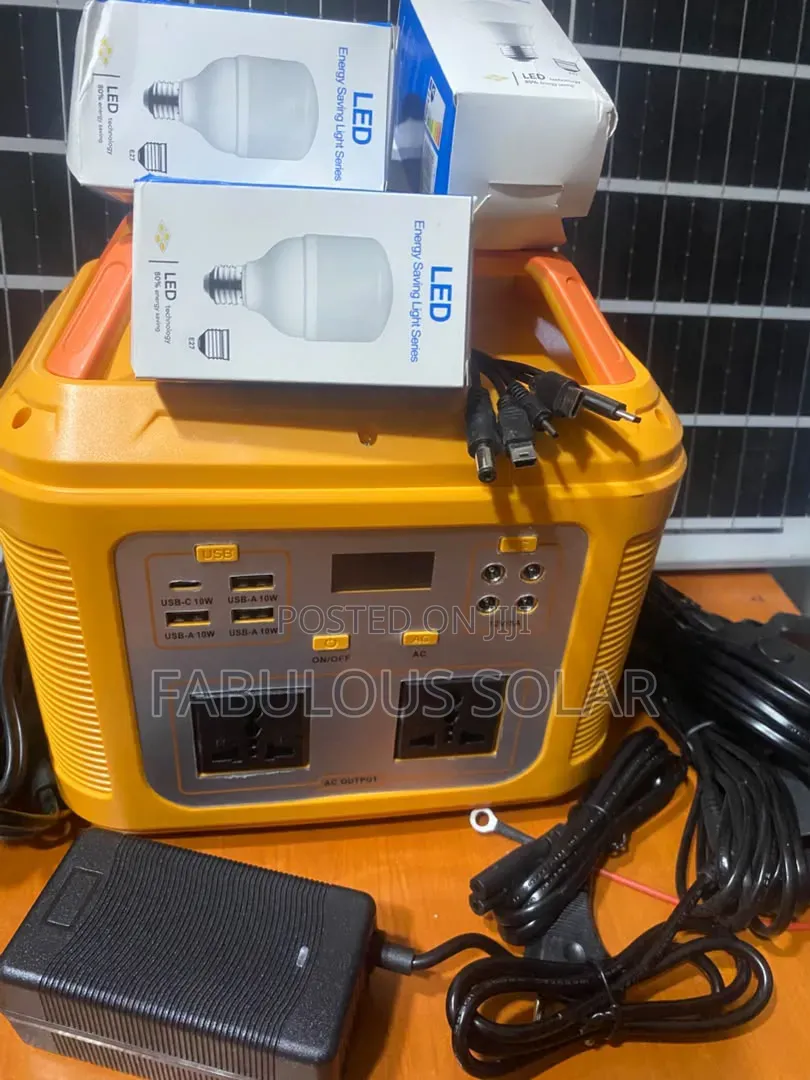 500watts Solar Generator With 35ah Lithium Battery