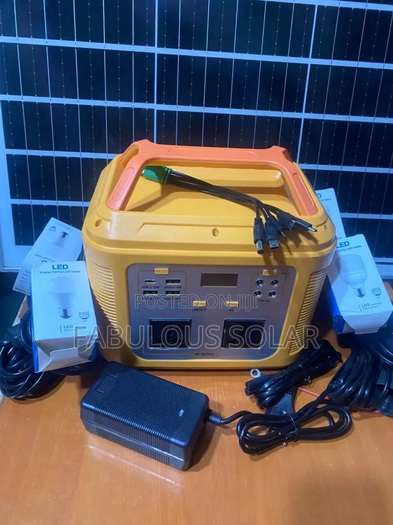 500watts Solar Generator With 35ah Lithium Battery
