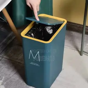 10L Press Up Lid Trash Can