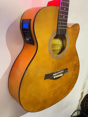 Brand New Electro Acoustic Guitar Cutaway Body for Stage Performances
