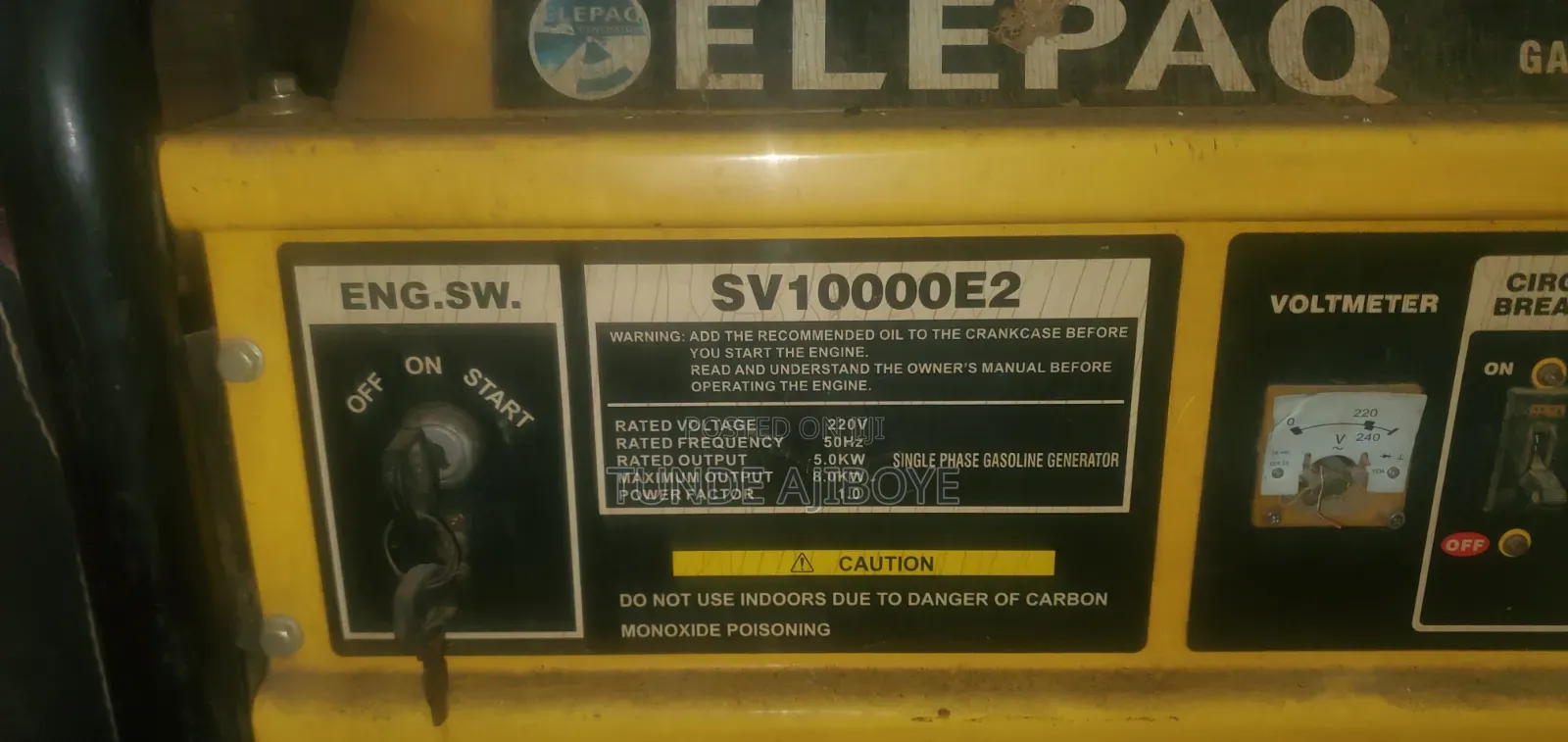 8kv Elepaq Generator