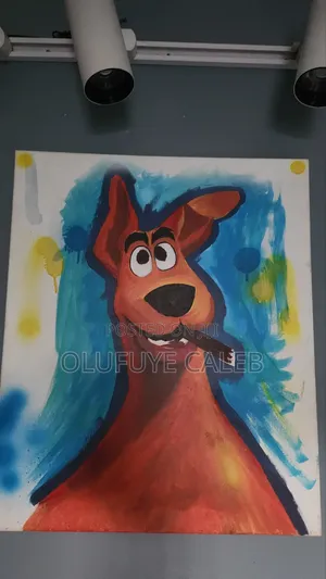Scooby Painting. Hand Made Artwork