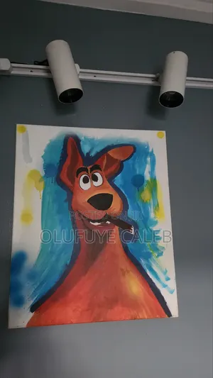 Scooby Painting. Hand Made Artwork