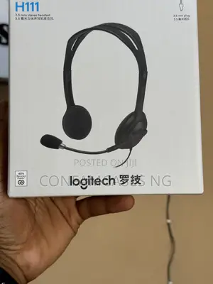 Logitech H111 Wired Stereo Headset With Microphone