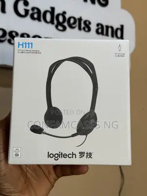 Logitech H111 Wired Stereo Headset With Microphone