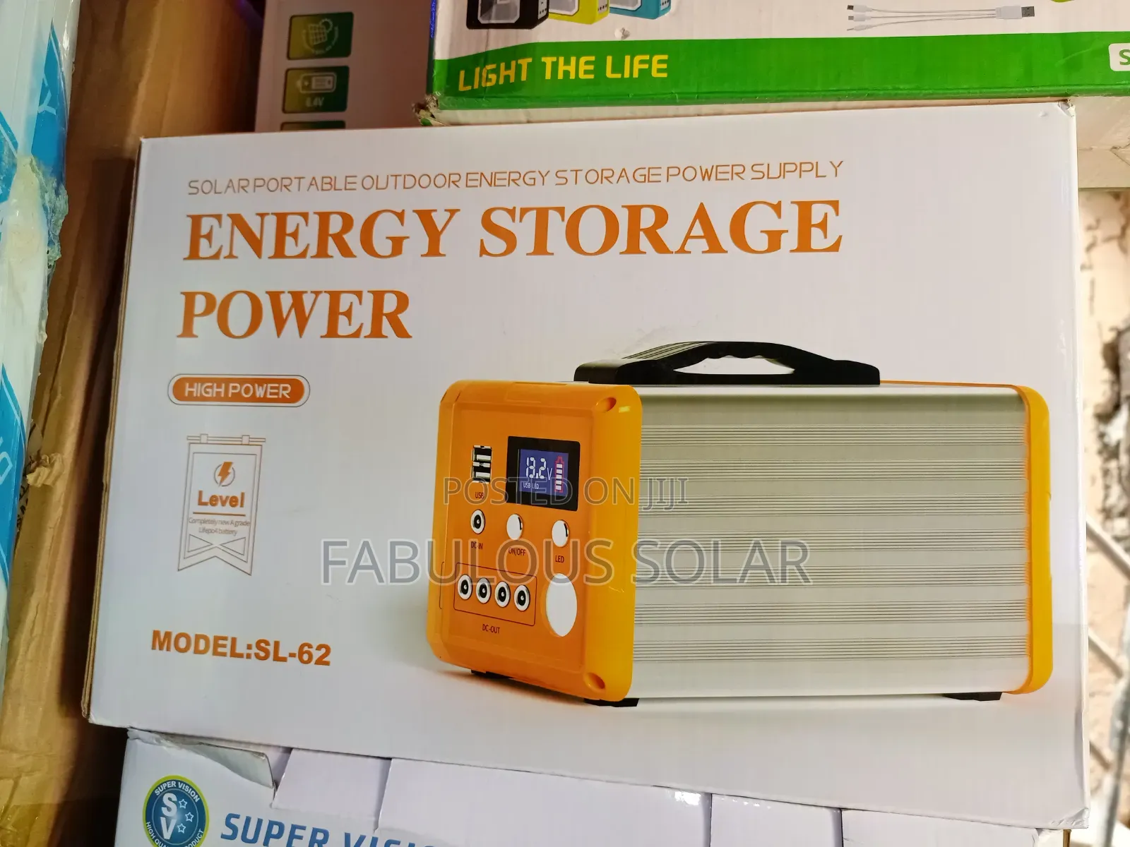 300watts Solar Generator With 30ah Lithium Battery and 50w Panel