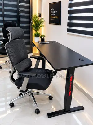 Premium Electric Height Adjustable Offset Desk