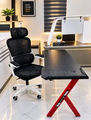 Premium Gaming Table and Ergonomic Chair Set