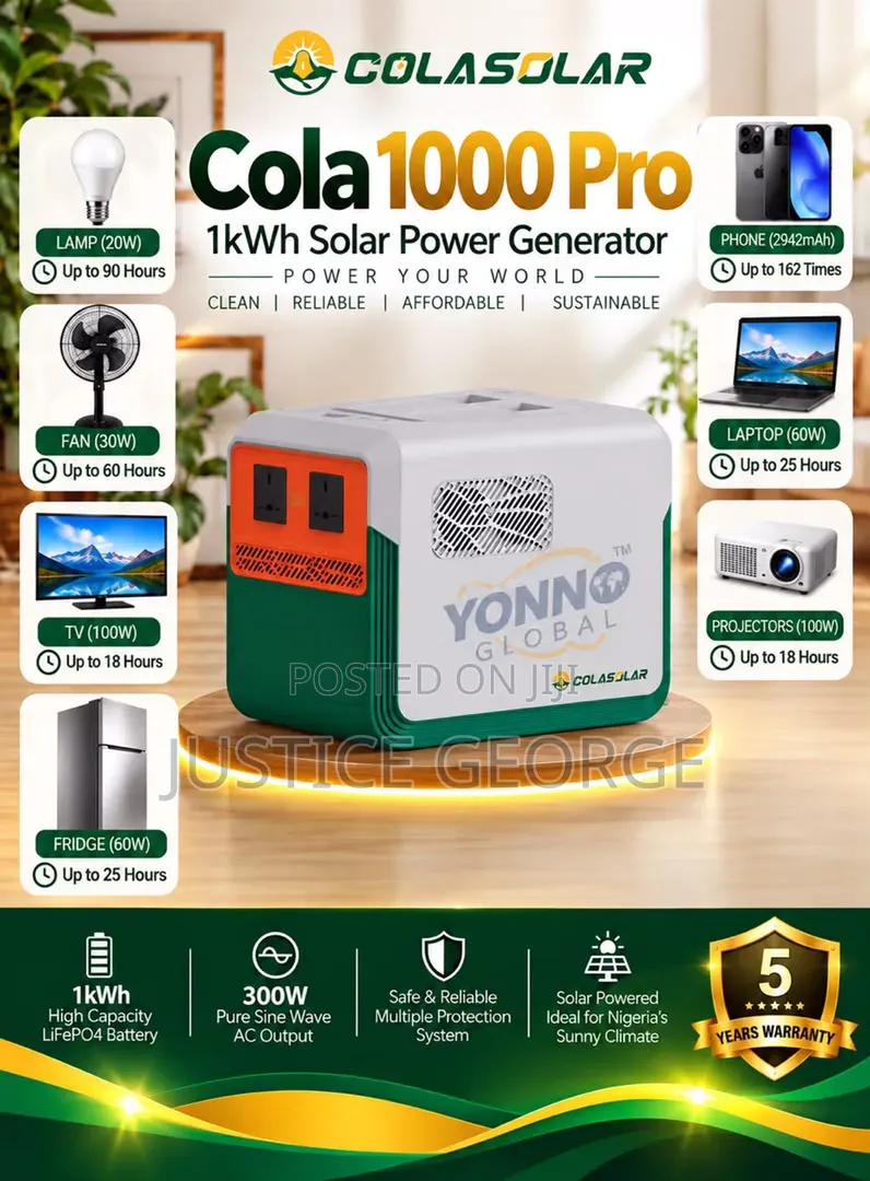 Cola Solar Generator