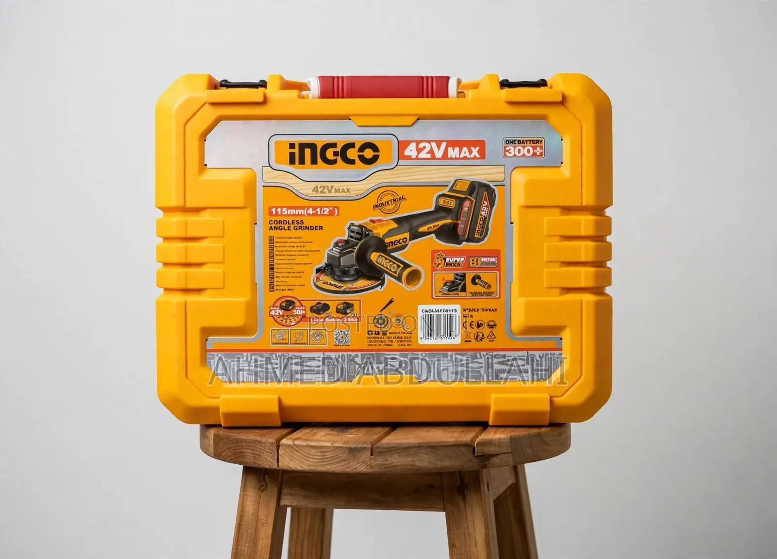 INGCO 42V MAX Cordless Angle Grinder 115mm (4-1/2")