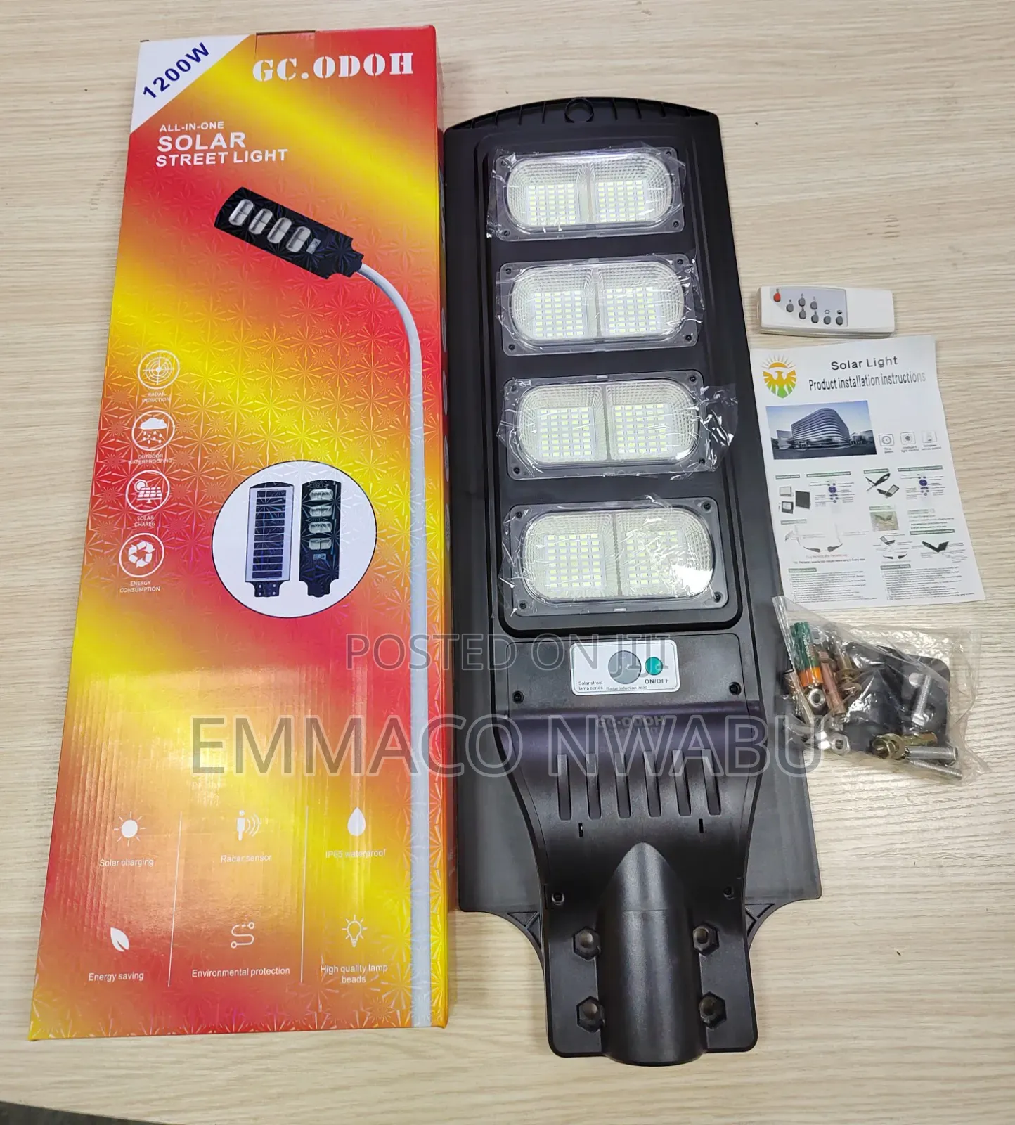 Solar Panels Street Lights