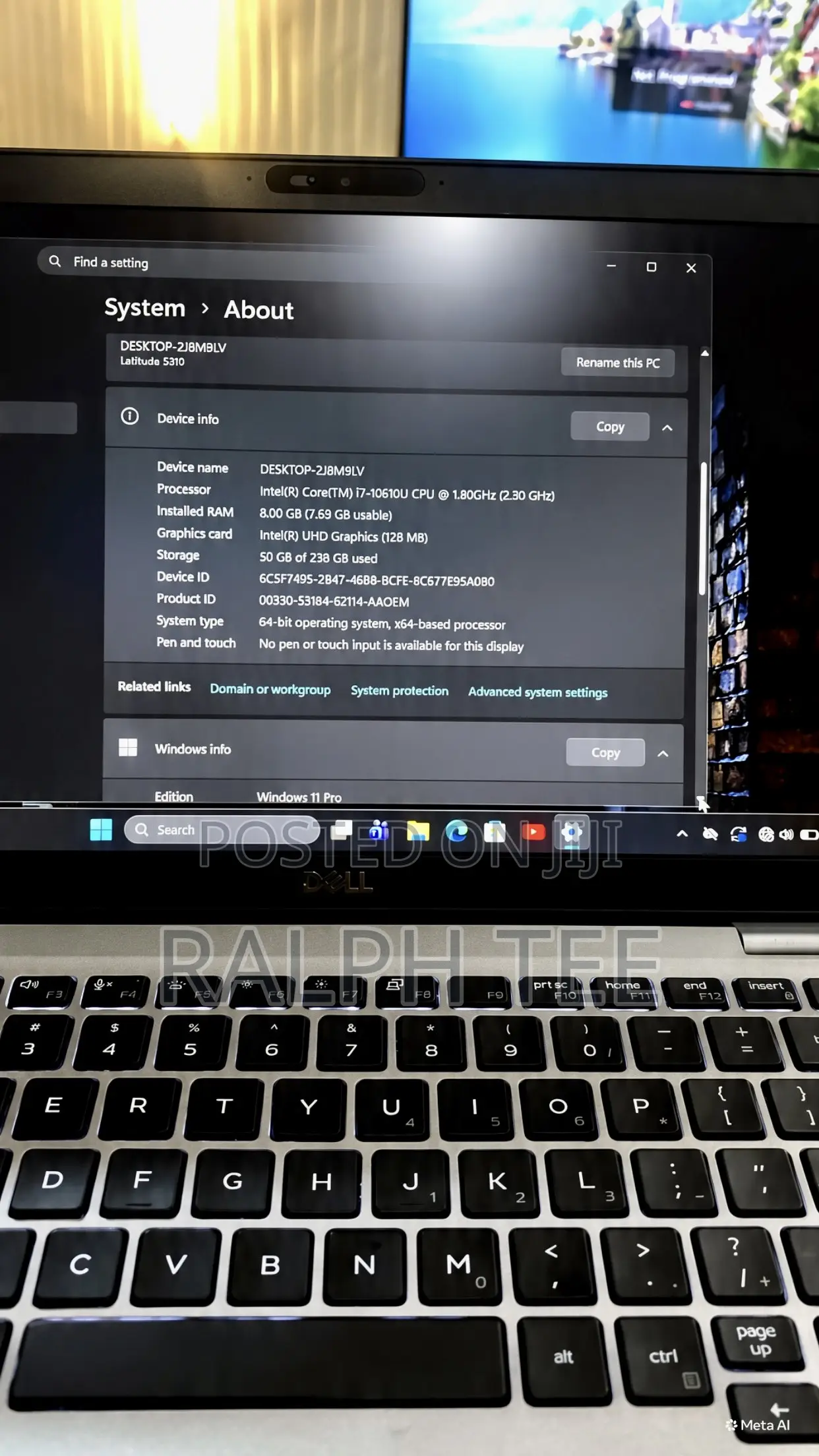 Laptop Dell Latitude 5310 8GB Intel Core i7 SSD 512GB