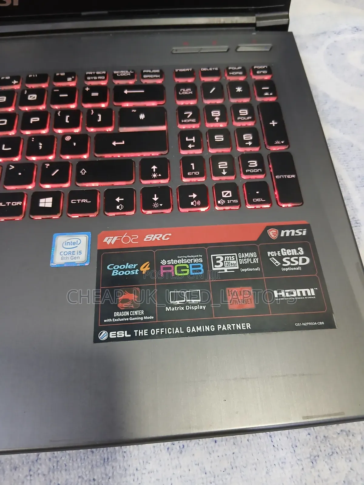 Laptop MSI 16GB Intel Core i5 HDD+SSD 1T